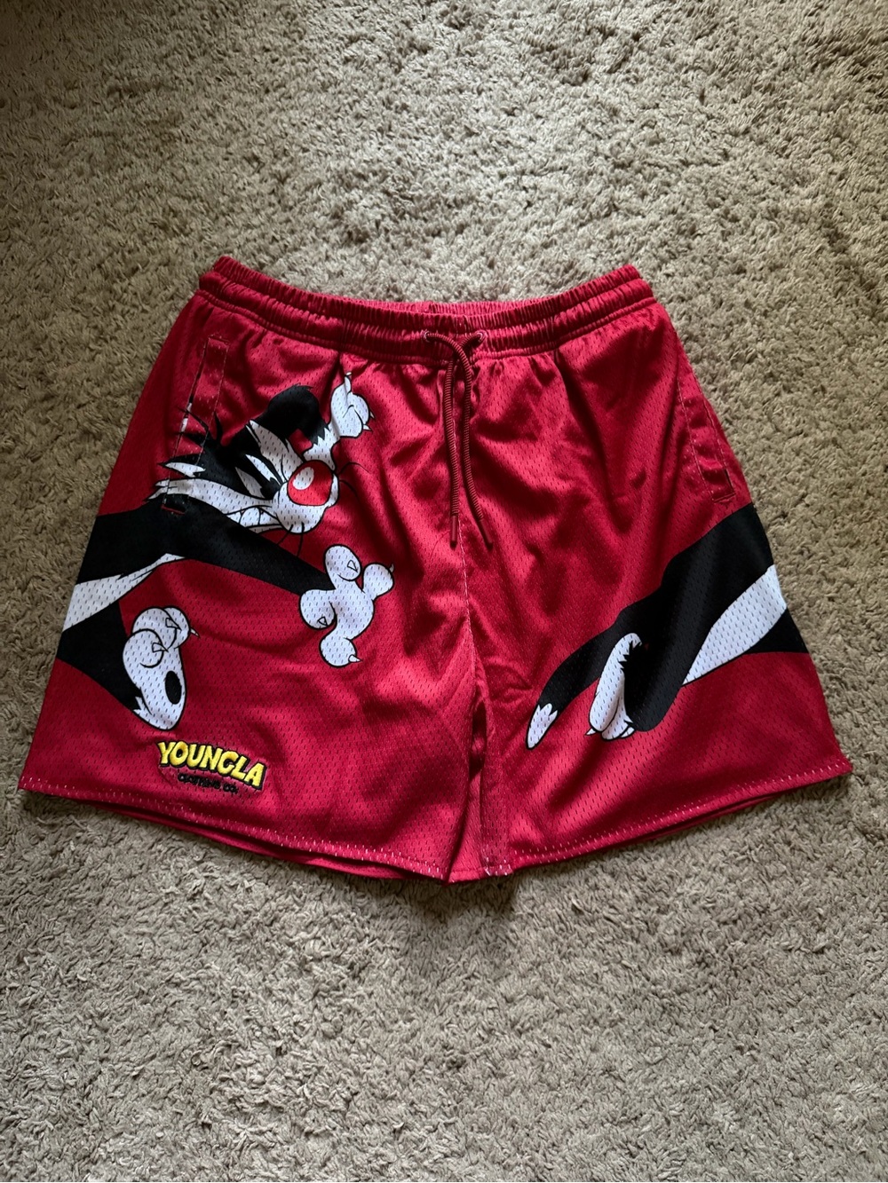 YoungLA Looney Tunes Basketball Shorts